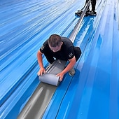 billige Byggematerialer-vanntett tape for gyllent tak - lekkasjesikker forsegling i industrikvalitet for jern og takflater - 1 stk. vanntett membran for bobiltak