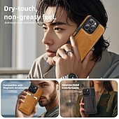 Недорогие Чехлы для iPhone-телефон Кейс для Назначение iPhone 17 Pro Max 17 Air i16 15 14 Pro Max Plus 16e 13 Pro Max Кейс на заднюю панель Магнитный Защита от удара Ретро ТПУ Кожа PU