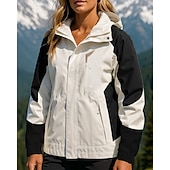 baratos Casacos impermeáveis-Mulheres Jaqueta Softshell Jaqueta de Trilha Jaqueta Hardshell Ao ar livre Prova-de-Água A Prova de Vento Roupas de caminhada Roupas de caminhada Primavera Outono Jaqueta Caça Pesca Alpinismo Retalhos
