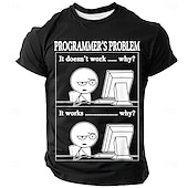 ieftine Tricouri amuzante pentru bărbați-Bărbați Argou amuzant Tricou Manșon scurt Tricou Tipărire 3D Stil Nautic Cămașă Modă Zilnic Stradă Zilnic Negru Roșu-aprins Albastru piscină Vară Primăvară Îmbrăcăminte S M L XL XXL XXXL