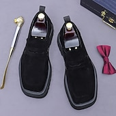 halpa Ensiluokkaiset nahkaiset loaferit-miesten naudannahkaiset mokkanahkaiset loaferit - klassiset business-rennot slip-on-pukukengät toimisto- ja juhlakäyttöön