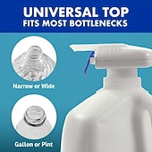 お買い得  ダイニング用品-ドリンクディスペンサー 自動電動ストローポンプ ウォーターディスペンサー モーター付き プレス式飲料ディスペンサー ポータブルドリンクポンプマシン 家庭用パーティーキッチンガジェット