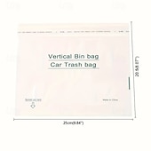 baratos Produtos de limpeza-Pacote com 100 sacos de lixo descartáveis grossos – sacos de vômito duráveis para carro, cozinha, quarto, escritório, viagens, acampamento &amp;uso de escritório