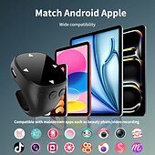 abordables Accessoires pour caméra de téléphone portable-télécommande Bluetooth du bout des doigts, anneau de défilement vidéo et télécommande d&#039;obturateur d&#039;appareil photo
