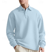 abordables Sudaderas Básicas_-Hombre Sudadera Sudadera Con Capucha Pull-over Sudadera con capucha y botones Negro Caqui Gris Azul claro Diseño Plano Con Texturas Deporte Casual Diario Ropa de calle Fresco Ropa deportiva Primavera