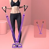 economico Accessori ausiliari-Fune di tensione multifunzione Allenamento dimagrante per addome, vita, braccia e gambe Semplice Elastico Per Pilates Yoga