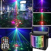 voordelige Halloween Laserlichten-feestverlichting dj disco verlichting led podiumverlichting mini vlinderlamp met geluid geactiveerd en afstandsbediening dj verlichting voor feesten verjaardag bruiloft club ktv karaoke bar podium