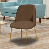 cheap Dining Chair Cover-Modern Low-Back Chair with 5x5 Grid Design - Rounded Frame, Minimalist Aesthetic, Compact and Stylish Seating