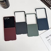 Недорогие Чехлы для Samsung-телефон Кейс для Назначение SSamsung Galaxy Z Flip 7 FE Z-флип 6 Z Flip 5 Z Flip 4 Кейс на заднюю панель Магнитный Защита от удара Ретро ПК