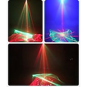 economico luci del proiettore della galassia stella-Luci da palco per feste in discoteca dj - effetto luce laser nordico rgb led illuminazione stroboscopica attivata dal suono con telecomando per interni compleanno halloween karaoke club ktv