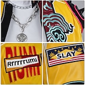 preiswerte Damenkostüme-Kpop-inspiriert Von koreanischen Idolen inspiriert Idol Popstar Kostüm Festkleidung Virtuelles Idol for Damen Erwachsene Halloween Karneval Leistung Comic-Konzert Anime Expo