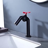 ieftine Robinete Chiuvetă Baie-Baie Chiuveta Robinet - Clasic Pictate finisaje Piesă Centrală Singur mâner o gauraBath Taps