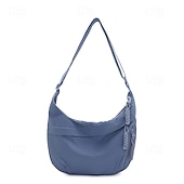 levne úschovna zavazadel a cestování-Dámská módní jednobarevná nylonová crossbody kabelka hobo, vodotěsná, lehká, ležérní, taška přes rameno, stylová, vysoce kvalitní, odolná, moderní, každodenní kabelka