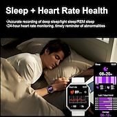 ieftine Ceasuri Smart-HC11 Ceas inteligent 1.95 inch Uita-te inteligent Bluetooth Pedometru Reamintire Apel Monitor de Activitate Compatibil cu Android iOS Dame Bărbați Standby Lung Rezistent la apă Control Media IP68