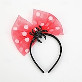 economico Costumi di Halloween per bambini-Bambini Ragazze Accessori per capelli Dolce Quotidiano Ferie Floreale Fiocco Nero Bianco