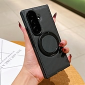 economico Cover Samsung-telefono Custodia Per Samsung Galaxy Piegatura a Z 7 Z Fold 6 Z Fold 5 Z Fold 4 Copertura Posteriore Cavalletto Resistente agli urti Retrò TPU Pelle PU