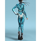 billige Printing-Mønstrede Zentai-drakter Cosplay kostyme Kroppsdrakt Printer Karnevalskostyme heldekkende drakter Herre Dame Gutt Sexy kostyme Halloween Kostyme til Ytelse Fest Maskerade Barne Voksne