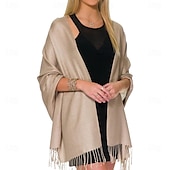cheap Wedding Guest Wraps-Pashmina Shawls and Wraps for Evening Dresses Large Soft Pashminas Wedding Shawl