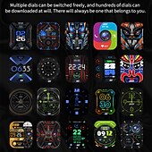 abordables Relojes inteligentes-LOKMAT OCEAN 3 PRO Reloj inteligente 2.1 pulgada Smartwatch Reloj elegante Bluetooth Podómetro Recordatorio de Llamadas Seguimiento de Actividad Compatible con Android iOS Mujer Hombre Larga espera