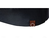 billige Herre Elite Genser og Cardigans-Herre Pullover genser Strikke Vanlige topper Fargeblokk Knapper Helfarge Polokrage Årgang Daglig Skole Hjem Klær Vår Høst Blå Brun S M L