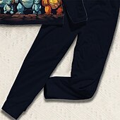 baratos Animais 3D do Menino-Para Meninos 3D Dinossauro Conjuntos de pijama Conjuntos de pijama com camiseta e calça Manga Longa Impressão 3D Outono Inverno Ativo Básico Infantil 4 anos + Gola Redonda Casa Diário Normal