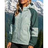 baratos Casacos impermeáveis-Mulheres Jaqueta Softshell Jaqueta de Trilha Jaqueta Hardshell Ao ar livre Prova-de-Água A Prova de Vento Roupas de caminhada Roupas de caminhada Primavera Outono Jaqueta Caça Pesca Alpinismo Retalhos