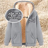 economico Felpa con cappuccio in pile-Per uomo Felpa con cappuccio a zip intera Felpa con cappuccio e zip Giacca in Pile Felpa con cappuccio in pile Aalbicocca Nero Vino Rosso Blu Con Cappuccio Semplice Lettera Stampe Grafiche Cerniera