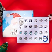 cheap Advent Calendar-Christmas Advent Calendar Bracelets 2025 for Girls, 24 Days DIY Jewelry Making Kit with 22 Charm Beads and 2 Adjustable Bracelets, Xmas Countdown Gift for Kids Teens Women