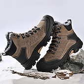 economico Stivali invernali e neve-stivali tattici invernali da uomo con fodera in pelliccia: caldi stivali da trekking militari impermeabili per la sopravvivenza all'aperto, il campeggio e il freddo