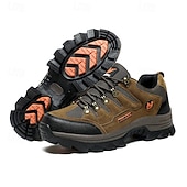 cheap Hiking Boots-Men's Durable Hiking Shoes with Anti-Slip Sole, Shock-Absorbing Outdoor Trekking Sneakers for Climbing, Camping and Travel