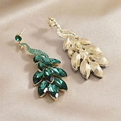 abordables Boucles d&#039;oreilles-Boucle d&#039;Oreille Créoles Le style rétro Poire Goutte ancien Mode Déclaration Des boucles d&#039;oreilles Bijoux Rose foncé / Turquoise / Rose clair Pour Mariage Soirée Fête 1 Paire