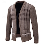 preiswerte Herren Strickjacke-Herren Pullover Kleid Pullover Strickjacke Reißverschluss-Pullover Strickpullover Gerippt Stricken Normale Oberteile Gestrickt Gerippt Einfach Rollkragen Mode Schals Lässig Alltagskleidung Bekleidung