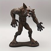 billiga Halloween-Forntida europeisk varulvsdockamodell för västerländsk fantasy, hållbar PVC-halloweendekoration &amp;rekvisita samlarutgåva för rollspel, perfekt för jul-, påsk- och födelsedagspresenter