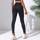 Χαμηλού Κόστους Γιόγκα κολάν &amp; καλσόν-Γυναικεία Παντελόνι συμπίεσης Γιόγκα κολάν Με τσέπες Έλεγχος κοιλιάς Ψηλή Μέση Γυμναστήριο Αθλητικά Τρέξιμο Παντελόνια Φούστες Συμπαγές Χρώμα Μαύρο Φθινόπωρο Αθλητισμός Ρούχα Γυμναστικής