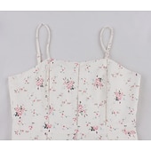 cheap Dresses-1950s Retro Vintage Dress Swing Dress Sleeveless Floral Fancy Dress Women's Carnival Masquerade Daily Wear Bachelorette Party Adults' Dress