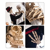 preiswerte Halloween-mexikanischer Tag der Toten, großes elektrisches Deko-Objekt, Halloween, Vergnügungspark, Spukhaus, bewegungsaktivierte Skelettbraut, Deko-Requisite