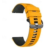 baratos Pulseiras de relógio Samsung-Pulseiras de Relógio para Samsung Galaxy Watch Ultra 47mm, Watch 8 Classic 46mm, Watch 6 Classic 47mm, Watch 5 Pro 45mm, Watch 4 Classic 47mm Aço Inoxidável Silicone Substituição Alça Dois tons