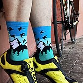 abordables Calcetines de ciclismo-Calcetines Calcetines Ciclismo Calcetines de bicicleta Calcetines deportivos Calcetines atléticos Camping / Senderismo Senderismo Ejercicio al Aire Libre Bicicleta / Ciclismo Alta elasticidad Cómodo