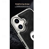 abordables Carcasas iPhone-teléfono Funda Para iPhone 16 15 14 Pro Max Plus 16e 13 Pro Max Funda Trasera Antigolpes Retro TPU Cuero de PU