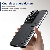 Недорогие Чехлы для Samsung-телефон Кейс для Назначение SSamsung Galaxy Z-образный сгиб 7 Z-сгиб 6 Z Fold 5 Z Fold 4 Кейс на заднюю панель и протектор экрана Откидная подножка Защита от удара Ретро