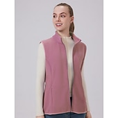 preiswerte Fleece &amp; 3 in 1 Jacken-Damen Wanderweste Fleeceweste Thermojacke Winter Draussen Anatomisches Design Frontreißverschluss Dicht Warm Oberteil Einfacher Schieber Vollreißverschluss Camping / Wandern / Höhlenforschung Reisen