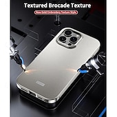 Недорогие Чехлы для iPhone-телефон Кейс для Назначение iPhone 17 Pro Max 17 Air 16 Pro Max Plus 15 Pro Max 14 Pro Max Кейс на заднюю панель Защита от удара Ретро Металл
