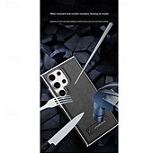 お買い得  サムスン用ケース-電話 ケース 用途 サムスンのギャラクシー S25 S24 S23 Ultra Plus バックカバー スタンド付き 耐衝撃 レトロ風 TPU PUレザー