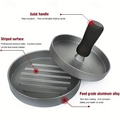 billige Kjøkkenutstyr og -redskap-non-stick burgerpresseform – trygg BPA-fri burgermaskin for storfe- og vegetarburgere, grillkjøkkenverktøy, essensiell kjøkkendings i leiligheten