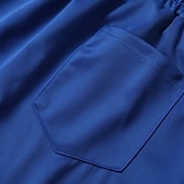 cheap Straight Leg-Men's Sweatpants Trousers Drawstring Elastic Waist Color Block Full Length Outdoor Vacation Casual Vacation Fashion Blue 1# Black Stretchy