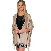 cheap Wedding Guest Wraps-Pashmina Shawls and Wraps for Evening Dresses Large Soft Pashminas Wedding Shawl