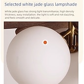 economico Luci Isola cucina-Lampadario a sospensione a LED, lampadario in rattan, lampadario moderno in oro, lampadario a sospensione vintage, lampadario a sfera con montaggio a filo sul soffitto, 110-240 V, 110-265 V