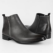 preiswerte Chelsea -Stiefel-Chelsea-Stiefel für Herren, Business-Casual-Stiefeletten zum Hineinschlüpfen für Büro und Alltag
