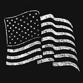 Недорогие мужские куртки и пальто с рисунком-Муж. С принтом Флаг США Пиджак из хлопка Пальто для костюмов Блейзер На каждый день на открытом воздухе На каждый день Несколько карманов Пиджак с тремя пуговицами и полосатой подкладкой Осень Зима