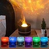 preiswerte Weihnachtsbeleuchtung-Diffusor für ätherische Öle mit rotierendem Galaxielicht, 200 ml, Aromatherapie-Diffusor mit 7-farbigem LED-Luftbefeuchter mit kühlem Nebel und automatischer Abschaltung, entspannendes Nachtlicht für
